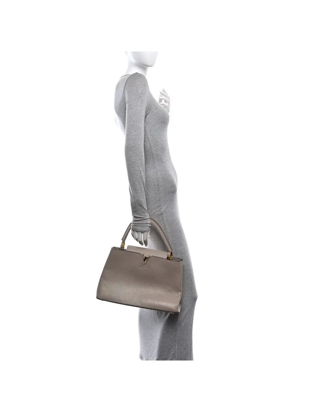 Louis Vuitton Taurillon Capucines Mm #307841L19B